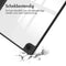 Trifold Hardcase Bookcase voor de Samsung Galaxy Tab A9 Plus - Zwart