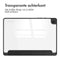 Trifold Hardcase Bookcase voor de Samsung Galaxy Tab A9 Plus - Zwart