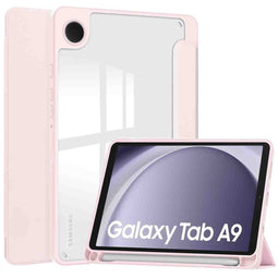 Trifold Hardcase Bookcase voor de Samsung Galaxy Tab A9 - Roze