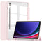 Trifold Hardcase Bookcase voor de Samsung Galaxy Tab S9 - Roze