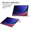 Trifold Hardcase Bookcase voor de Samsung Galaxy Tab S9 - Roze