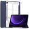 Trifold Hardcase Bookcase voor de Samsung Tab S9 FE / Tab S9 - Donkerblauw