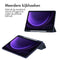 Trifold Hardcase Bookcase voor de Samsung Tab S9 FE / Tab S9 - Donkerblauw