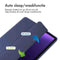 Trifold Hardcase Bookcase voor de Samsung Tab S9 FE / Tab S9 - Donkerblauw