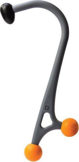 Triggerpoint Massage Apparaat - Accessoire AcuCurve Cane - Grijs / Oranje - 40 x 18 cm - Spiermassage - Pilates - Yoga - Fitness