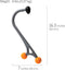 Triggerpoint Massage Apparaat - Accessoire AcuCurve Cane - Grijs / Oranje - 40 x 18 cm - Spiermassage - Pilates - Yoga - Fitness