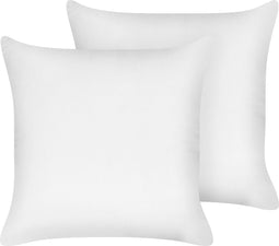 TRIGLAV - Hoofdkussen set van 2 - Wit - 80 x 80 cm - Laag - Polyester