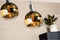 Hanglamp Trophy straight 3-lichts - Goud | BY-OLAF