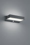 TRIO CUANDO - Wandlamp - Antraciet - incl. 1x SMD 11W - Bewegingssensor - Buitenverlichting - IP54