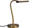 TRIO CURTIS - Tafellamp - Oud messing - incl. 1x SMD 4 W - 4-stappen TOUCH - Flexibel - Pianolamp