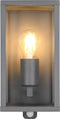 TRIO GARONNE - Wandlamp - Antraciet - excl. 1x E27 7W - Bewegingssensor - Buitenverlichting - IP44