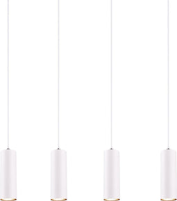 TRIO MARLEY - Hanglamp - Wit - excl. 4x GU10 3W - Aanpasbaar in de hoogte