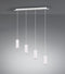 TRIO MARLEY - Hanglamp - Wit - excl. 4x GU10 3W - Aanpasbaar in de hoogte