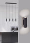 TRIO MARLEY - Hanglamp - Zwart mat - excl. 4x GU10 3W - Aanpasbaar in de hoogte