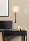 TRIO NILAM Wand lamp met leeslamp - Hout naturel - Ecru kap