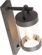TRIO SAMBESI - Wandlamp - Antraciet - excl. 1x E27 4W - Bewegingssensor - Buitenverlichting - IP44