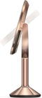 Trio Sensor Spiegel, Touch Control, Oplaadbaar, 20 cm, Roségoud - Simplehuman