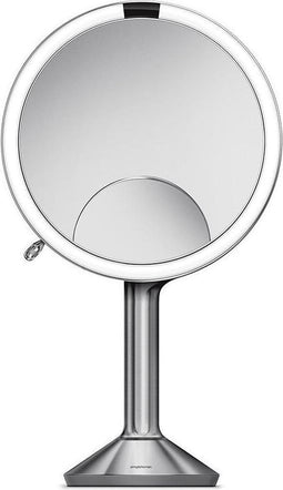 Trio Sensor Spiegel, Touch Control, Oplaadbaar, 20 cm, Zilver - Simplehuman