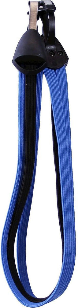 Triobinder haak blauw/zwart