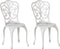 TRIORA - Tuinstoel set van 2 - Wit - Aluminium