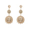 Melli Mello Triple coin Earring Gold colored coating