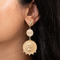 Melli Mello Triple coin Earring Gold colored coating