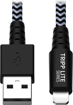 Tripp-Lite M100-003-HD Heavy-Duty USB Sync/Charge Cable with Lightning Connector, 3 ft. (0.9 m) TrippLite