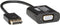 Tripp Lite P134-06N-VGA-V2 tussenstuk voor kabels DisplayPort VGA (HD15) Zwart