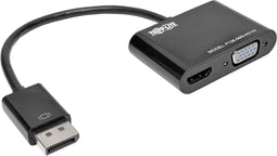 Tripp-Lite P136-06N-HV-V2 DisplayPort 1.2 to VGA/HDMI All-in-One Converter Adapter, 4K x 2K HDMI @ 24/30Hz TrippLite