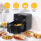 Tristar Airfryer XXL FR-9025 - Heteluchtfriteuse Groot - 6 Liter - 10 bakprogramma’s - Digitale bediening - Zwart