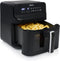 Tristar Airfryer XXL FR-9037 - Met Kijkvenster - Heteluchtfriteuse Groot - 6,2 Liter - 10 programma's - Digitale bediening -Zwart
