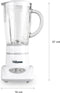 Tristar Blender BL-4431 – Blender voor smoothies, shakes of babyhapjes - 450 ml - Glazen Kan - 180 Watt