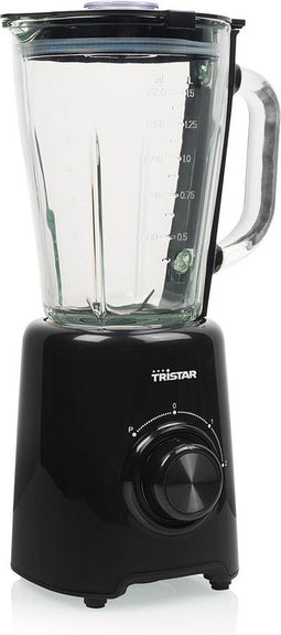 Tristar blender BL-4477 - 1,5 Liter glazen kan - Ice crusher en Pulse functie