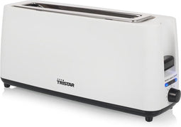 Tristar Broodroaster - BR-1056 - 7 instelbare bruiningsstanden - 2 sleuven voor 2 boterhammen - Wit
