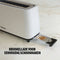 Tristar Broodroaster - BR-1056 - 7 instelbare bruiningsstanden - 2 sleuven voor 2 boterhammen - Wit