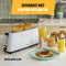 Tristar Broodroaster - BR-1056 - 7 instelbare bruiningsstanden - 2 sleuven voor 2 boterhammen - Wit
