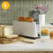 Tristar Broodroaster - BR-1056 - 7 instelbare bruiningsstanden - 2 sleuven voor 2 boterhammen - Wit