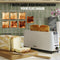 Tristar Broodroaster - BR-1056 - 7 instelbare bruiningsstanden - 2 sleuven voor 2 boterhammen - Wit