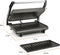 Tristar Contactgrill GR-2650 - Panini Grill en Tosti-ijzer- Anti-aanbaklaag - Zwevend deksel - 700W - RVS/Zwart