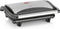 Tristar Contactgrill GR-2846 - Panini Grill en Tosti-ijzer - Anti-aanbaklaag - Zwevend deksel - 700W - RVS/Zwart