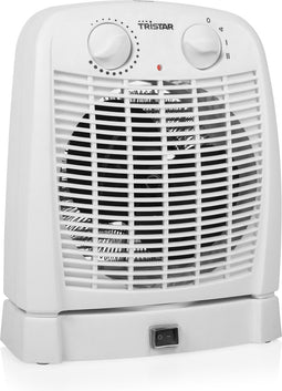 Tristar Elektrische campingkachel KA-5059 - Ventilatorkachel - 2 warmtestanden en ventilator - 1000|2000 Watt - Wit
