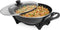 Tristar Elektrische Wok PZ-9130 - Elektrische hapjespan 4,5 liter – Elektrische koken inclusief deksel - 1500W - Zwart