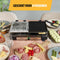 Tristar Gourmetstel en Steengrill RA-2747 - 5-in-1 raclette met omkeerbare grillplaat 8 personen - Bakplaat, Steengrill, Gourmet, Raclette én teppanyaki - Zwart