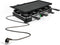 Tristar Gourmetstel RA-2748 - Raclette met omkeerbare grillplaat - Gourmetset 8 personen - Bakplaat, Gourmet, Raclette én teppanyaki - Zwart