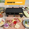 Tristar Gourmetstel RA-2748 - Raclette met omkeerbare grillplaat - Gourmetset 8 personen - Bakplaat, Gourmet, Raclette én teppanyaki - Zwart