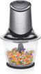Tristar Hakmolen XL BL-4019 - Chopper Extra Groot - 4 Messen voor Hakken en Pureren - 1,2 liter Blenderkom - Vaatwasmachinebestendige onderdelen - RVS