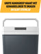 Tristar Koelbox KB-7524 - 24 liter inhoud - Elektrische Frigobox voor thuis en onderweg - Coolblox Thermo-elektrisch - 12V Autolader en 230V Stopcontact - Koelt & Verwarmt - Grijs