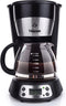 Tristar Koffiezetapparaat CM-1235 - Filter-koffiezetapparaat 750 ml - Geschikt voor camping gebruik - Digitaal en Timer Functie - Glazen kan, Verwijderbare koffiefilter - 7 kopjes - Zwart