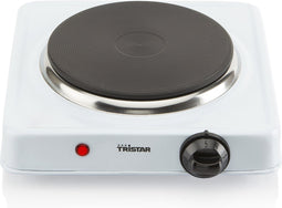 Tristar Kookplaat KP-6185 - Elektrische Kookplaat Vrijstaand - 1 Kookzone - Wit