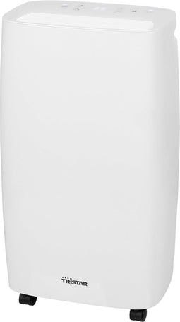 Tristar Luchtontvochtiger DH-5419 - Gewenste luchtvochtigheid in te stellen - Vochtvreter met Timer en 2,5 liter opvangcontainer - 10 liter/dag voor 20m² - Wit